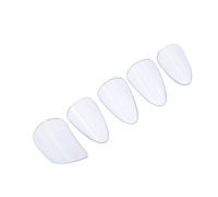 POPETPOP Pipa Finger Picks Sky Blue Large Size Colored Nail Covers for Guzheng and Pipa Playing 5 Pieces Fingertip Protection