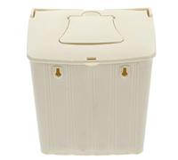 POPETPOP Plastic Bird Breeding Box with Hinged Cover and Hooks Easy-clean Nesting Box for Parakeets Cockatiels Lovebirds and Australian Parrots Cage-mounted Bird Nesting House Random Color