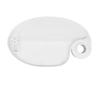 POPETPOP Plastic Dental Chair Mount Tray with Quick Setup and Removal, White Pole Mount Treatment Tray for Storage in Dental Clinic or Office