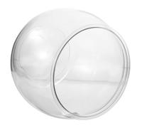 POPETPOP Plastic Fish Bowl Micro Landscape Aquarium Desktop Fish Tank Ornament for Goldfish Betta Turtle Office Decoration