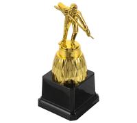 POPETPOP Plastic Gold Snooker Pool Trophy with 3d Player Statue, Large Billiards Award Cup for Snooker and Pool Competition Prizes, Champion Trophy for Tournament Winners and Sports Events