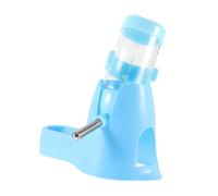 POPETPOP Plastic Hamster Water Bottle and Feeder Set Easy- and Sturdy for Small Pet