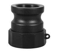 POPETPOP Plastic IBC Tank Hose Adapter S60x6 Coarse Thread to 2-inch Male Thread with Built-in Cam Lock, Pp Material, Leakproof Connector for Bulk Container and IBC Valve in Logistics