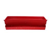 POPETPOP Plastic Poultry Cage Feeder Automatic Feeding Dish Abs Material Easy to Refill Pressure and Drop Resistant Outdoor Use for Chicken and Poultry