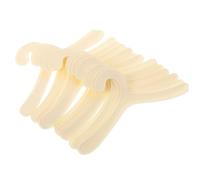 POPETPOP Plastic Puppy Garment Hanger Set 19cm Small Hangers for Pet Clothes Perfect for Travel