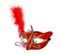 POPETPOP Plumage Lightweight Party Decor Mask for Halloween Carnival Dance with Delicate Side Design for Elegant Costume Events