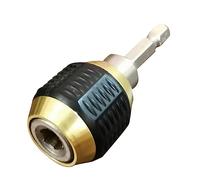 POPETPOP Pop Up Drill Chuck Adapter Hexagonal Screwdriver for Electric Hand Drill Durable Handle Slip Grip Portable Tool for Quick Connect