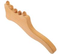 POPETPOP Portable Beech Muscle Roller Massage Stick for Home Use, Deep Tissue Muscle Relaxation Tool, for People with Inconvenient Legs and Long-Term Driving