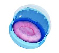 POPETPOP Portable Bird Carrier Hand-held Warm Nest with Ventilation Design and Comfortable Pad, Blue Plastic and Plush Cage for Pet and Young Birds Sightseeing or Camping Random Color