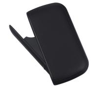 POPETPOP Portable Cigarette Container with Sealed Box and Easy to Carry Design, Black and Pu Material, Suitable for Travel and Outdoor Use, Holds 10 Thick Or 20 Fine Smoke