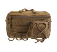 POPETPOP Portable Emergency Pouch with Tear Resistant Nylon Material, Compact Design Medicine Organizer Bag for Outdoor Camping and Travel Storage