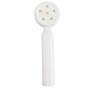 POPETPOP Portable Gel Nail LED Lamp 18w Quick Drying Handheld UV Light for Nails with 6pcs LED Abs Material Type-c USB Suitable for Home