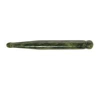 POPETPOP Portable Jade Acupressure Pen for Muscle and Acupoint Massage Round Edges and Pointed Side, Traditional Hand Massager for Use at Home a Long Walk