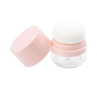 POPETPOP Portable Made of Sturdy Ps Material Loose Powder Container with Puff and Good Sealing for Blusher and Prickly Heat Powder for Daily and Travel Use