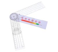 POPETPOP Portable Medical Goniometer Angle Ruler Stable Orthopedic Protractor Gauge for Score Evaluation Compact Professional Tool for Home and Clinical Use