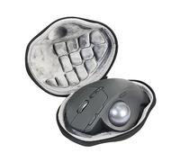 POPETPOP Portable Shockproof Mouse Case for Ergonomic Wireless Mouse Storage Pouch Drop Protection for Travel and Office Use