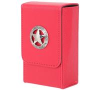 POPETPOP Portable Tarot Card Storage Box with Cover Lightweight Rectangular Leather Case for Sturdy Tarot Cards Container and Wiccan Supplies