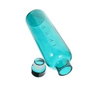 POPETPOP Portable Water Bottle 500ml Green with Time Scale Marking Motivational Drinking Cup Heat-Resistant Leakproof for Daily Hydration on The Go
