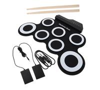 POPETPOP Portable with Professional Demonstration Song and Practicing Hand Roll up Drum Set USB Charging Silicone Electronic Drum Kit for Boys and Girls and Beginners