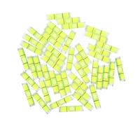 POPETPOP Precision Mini Cylindrical Horizontal Bubble Levels 50Pcs 8X23Mm Plastic Vials for Caravan Levelling and Photo Hanging Layout