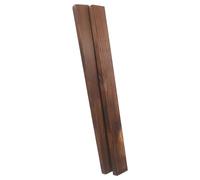 POPETPOP Pressure Treated Wood Strips 2pcs 20x50x500mm Coffee Rectangular Wood Planks with Enhanced Friction Grip for Outdoor Decking and Hobby Use