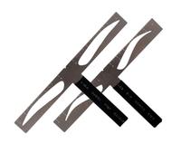 POPETPOP Professional Eyebrow Stencil Kit with Metal Three-point Balance Positioning Ruler for Measuring Eyebrows, Easy to Carry for Beginners Or Tattoo Stylists on A Trip Or at Home