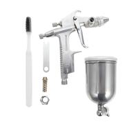 POPETPOP Professional Pneumatic Paint Sprayer 200ml with Adjustable Nozzle for Car Body, Furniture, and Metal Surface Spray, Hvlp Airbrush Tool for Auto Paint and Surface Repair