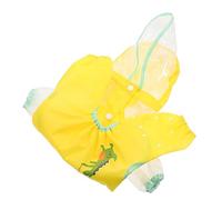 POPETPOP Puppy Raincoat Full Coverage Dog Coat for Rainy Days Breathable Comfortable for Outdoor Activities