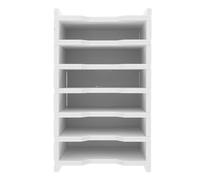 POPETPOP Pvc Phone Holder for Classroom Cell Phone Storage Box with 6 Compartments Modular Desktop Organizer for Teachers