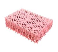 POPETPOP PVC Rabbit Cage Floor Mat for 10pcs as Waste Separation Design, and Easy Installation Comfortable Small Animal Foot Pad, Versatile Rabbits and Rats Suitable for PET Dog Cages