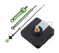 POPETPOP Quartz Clock Mechanism Replacement with Glow the Dark Hands Silent Battery Operated Plastic Movement for DIY Wall Clock