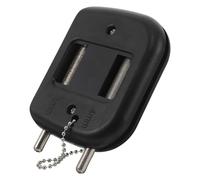 POPETPOP Quick Ice Skate Sharpener for Hockey and Figure Skates with Enlarged Grindstone Portable Skating Tool for Edge Maintenance and On-ice Use