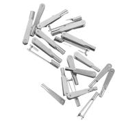 POPETPOP Quick Link M2 Self-Locking Metal Clevis Snap Clips 20Pcs for Rc Airplanes and Helicopters, Threaded Steel Replacement Parts Effortless Adjustment for Model Use