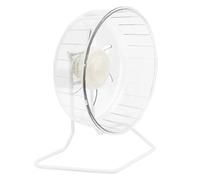 POPETPOP Quiet Hamster Running Wheel for Small Pets with Plastic and Iron Construction, Silent Exercise Wheel for Stress Relief and Fun Exercises, Suitable for Hamsters