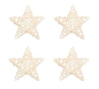 POPETPOP Rabbit Chew Toy 12 Pcs Willow Balls Pentagram Star for Guinea Pigs Bunnies Chinchillas - Durable Pet Chew and Playing Toys for Small Animals
