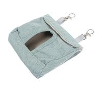 POPETPOP Rabbit Feeder Hay Rack Guinea Pig Feeding Bag Chinchilla Storage Holder Washable Reusable PET Cage Supplies