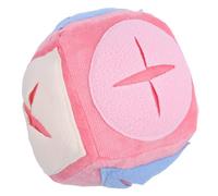 POPETPOP Rabbit Food Dispensing for Bunny and Rabbit, Pink Cloth Foraging Ball with Smooth Surface, Stimulates Natural Foraging Behaviour and Slows Eating, Suitable for Indoor and Open