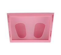 POPETPOP Rabbit Hay Feeder for Bunny Cage with Stable Hanging Structure, Plastic and Acrylic Material, Minimizing Food Waste and Secure Installation for Small Animals at Home