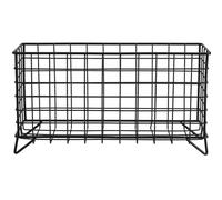 POPETPOP Rabbit Hay Feeder Iron Rack Large Capacity Wear-Resistant Feeder for Small Pet Cage Feeding