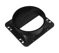 POPETPOP Range Hood Exhaust Fan Backflow Preventer Non-return Valve Damper 150mm Black Kitchen Ventilation Accessory for Cooker Hood Repair