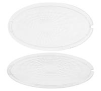 POPETPOP Range Hood Light Lens Cover Replacement, Universal Cooker Hood Lampshade Pair, Kitchen Extractor Vent Light Cover Accessories
