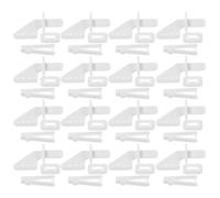 POPETPOP Rc Airplane Control Horn Set with Clevis and Screws 50 Sets with Self Lock Design and Easy Installation, Plastic and Metal 4 Holes Control Horns for Model Aircraft and Rc Plane