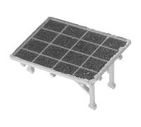 POPETPOP Realistic Black Plastic Solar Panel Model for Architectural Sand Table and Urban Planning Model, Miniature Planter Decor with Detailed Design, for Home and Office Dioramas