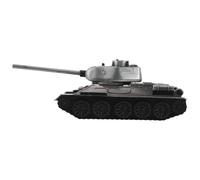POPETPOP Realistic Diecast Metal Tank Model with Precise Modeling and Realistic Paintwork, Silver Alloy Military Vehicle Ornament for Office and Display Cases, for Military Enthusiasts