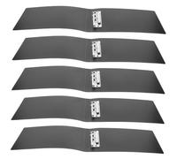 POPETPOP Receipt Folder Reinforced Hard Structure 5pcs with Multiple Compartments and Card Buckle, Holds Approximately 200 Sheets, Efficient Document Management for Invoices and Receipts