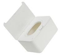 POPETPOP Refillable White Wipes Holder Paper Tissue Storage Box with Lid Sealed Dispenser for Bathroom and Travel Use