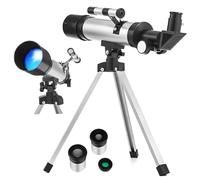 POPETPOP Refractor Telescope for Astronomy Beginners Adjustable Tripod for Boys and Girls and Adults to View Stars and Celestial Objects