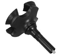 POPETPOP Replaceable Cane Tip for Walking Stick and Trekking Poles Skid Plastic and Aluminum Alloy Crutch Tip Stable Support for Hiking Mountaineering Snowshoeing Easy No Tool Installation