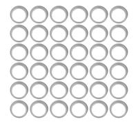 POPETPOP Replacement Canning Rings and Reusable Metal Bands for Mason Jars 70Mm Tinplate Split-Type Leak Proof Jar Seals Storage and Food Preservation 50Pcs