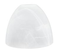 POPETPOP Replacement Oval Frosted Glass Lampshade E27 for Ceiling Pendant Light Suitable for Office and Bedroom